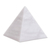 Onyx pyramid, 'Protection' - White Onyx Gemstone Pyramid Sculpture from Peru (image 2c) thumbail