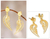 Gold vermeil filigree dangle earrings, 'Angel Wings' - Unique Vermeil Dangle Earrings thumbail