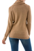 Cotton and alpaca sweater, 'Tan Warmth' - Cotton and alpaca sweater (image 2c) thumbail