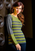 Alpaca blend sweater, 'Arequipa Elegance' - Alpaca Blend Striped Pullover Sweater (image 2) thumbail