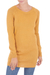 Alpaca blend sweater, 'El Dorado Dream' - Alpaca Blend Long Tunic Sweater thumbail