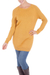 Alpaca blend sweater, 'El Dorado Dream' - Alpaca Blend Long Tunic Sweater (image 2b) thumbail