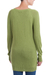Alpaca blend sweater, 'Highland Forest Dream' - Handmade Alpaca Cool Green Pullover Sweater (image 2b) thumbail