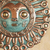 Copper and bronze mask, 'Coricancha Sun' - Hand Made Archaeological Bronze and Copper Mask (image 2b) thumbail