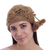 mütze aus 100 % Alpaka - Handgefertigte Damen-Strickmütze aus Alpakawolle mit Blumenmuster