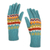 100% alpaca gloves, 'Ancash Fantasy' - Artisan Crafted Alpaca Wool Patterned Gloves (image 2a) thumbail