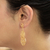 Gold plated dangle earrings, 'Filigree Beauty' - Hand Crafted 21K Gold Plated on Sterling Dangle Earrings (image 2c) thumbail