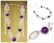 Amethyst beaded necklace, 'Timeless Lily' - Handmade Amethyst And Sterling Silver Necklace (image 2) thumbail