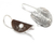 Cultured pearl drop earrings, 'Orbit' - Cultured pearl drop earrings