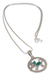 Chrysocolla pendant necklace, 'Creature of Myth' - Chrysocolla pendant necklace (image 2a) thumbail