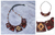 Ceramic beaded necklace, 'Colla Vineyard' - Ceramic beaded necklace thumbail