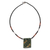Ceramic beaded necklace, 'Chahuaytire' - Handcrafted Ceramic Pendant Necklace (image 2a) thumbail