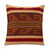 Wool cushion cover, 'Warmth of the Inca' - Inca Wool Patterned Cushion Cover