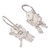 Sterling silver filigree earrings, 'Little Beauty' - Sterling Silver Filigree Chandelier Earrings (image 2b) thumbail