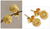 Gold plated filigree stud earrings, 'Morning Light' - Handcrafted Gold Plated Filigree Stud Earrings (image 2) thumbail