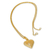 Gold plated filigree pendant necklace, 'Lace Sweetheart' - Gold Plated Filigree Heart Necklace thumbail