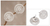 Pendientes botón filigrana en plata de primera ley - Elegantes pendientes de filigrana plateada estilo botón