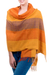 100% alpaca shawl, 'Tarma Sunflower' - 100% alpaca shawl thumbail