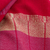100% alpaca shawl, 'Red Rose of Tarma' - Woven 100% Alpaca Shawl in Red and Fuchsia (image 2e) thumbail
