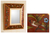 Reverse painted glass mirror, 'Song to Love' - Unique Three Dimensional Glass Mirror (image 2) thumbail