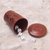 Leather dice cup and dice set, 'American Patriot' - Leather dice cup and dice set (image 2b) thumbail