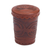 Leather dice cup and dice set, 'Nazca Spider' - Leather dice cup and dice set (image 2a) thumbail