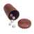Leather dice cup and dice set, 'Nazca Spider' - Leather dice cup and dice set (image 2g) thumbail