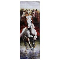 'Splashing the Atmosphere' (2013) - Original Horse Painting