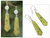 Serpentine dangle earrings, 'Mystic Peace' - Handcrafted Sterling Silver Dangle Serpentine Earrings (image 2) thumbail