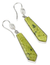 Serpentine dangle earrings, 'Mystic Peace' - Handcrafted Sterling Silver Dangle Serpentine Earrings (image 2a) thumbail