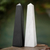 Onyx obelisks, 'Day and Night' (pair) - Geometric Onyx Obelisk Sculptures Pair of 2 (image 2) thumbail
