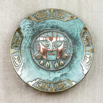 Copper plate, 'Lambayeque' - Copper plate