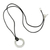 Men's sterling silver necklace, 'Perfect Circle' - Men's sterling silver necklace (image 2a) thumbail