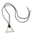 Men's sterling silver necklace, 'Perfect Triangle' - Men's Sterling Silver Triangle Necklace thumbail