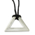 Men's sterling silver necklace, 'Perfect Triangle' - Men's sterling silver necklace (image 2b) thumbail