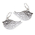 Sterling silver dangle earrings, 'Andean Sparrows' - Sterling silver dangle earrings thumbail