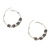 Sterling silver hoop earrings, 'Enigma' - Sterling silver hoop earrings (image 2d) thumbail