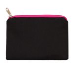 Applique coin purse, 'Butterfly Afternoon' - Andean Folk Art Cotton Applique Change Purse