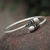 Sterling silver wrap bracelet, 'Togetherness' - Peruvian Sterling Silver Modern Handmade Wrap Bracelet