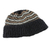 Men's 100% alpaca hat, 'Night Expedition' - Men's Hat 100% Alpaca Crocheted by Hand Black and Brown (image 2d) thumbail
