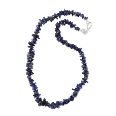 Artisan Crafted Sodalite Strand Necklace