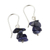 Sodalite beaded earrings, 'Nature's Harmony' - Handmade Sodalite Beaded Dangle Earrings (image 2b) thumbail
