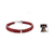 Men's braided leather bracelet, 'Red Furrows' - Men's Jewelry Leather Braided Bracelet with Sterling Silver (image 2j) thumbail