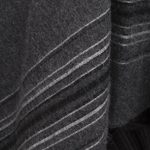 Men's alpaca blend poncho, 'Gray Nazca' - Warm Men's Alpaca Blend Poncho with V-neck from Peru