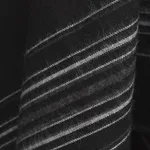 Men's alpaca blend poncho, 'Black Nazca' - Artisan Crafted V-neck Alpaca Blend Poncho for Men