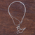 Sterling silver pendant necklace, 'Quechua Dove' - Sterling Silver Peace Theme Necklace (image 2b) thumbail