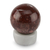 Garnet sphere, 'Passion' - Artisan Crafted Garnet Sphere Sculpture with Calcite Stand (image 2a) thumbail