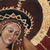 'Divine Holy Virgin' - Religious Oil Painting in Colonial Style