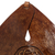 Leather catchall, 'Brown Pyramid Chains' - Artisan Crafted Colonial Inspired Tooled Leather Catchall (image 2d) thumbail