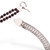 Garnet beaded bracelet, 'Scarlet Elegance' - Sterling Contemporary Garnet Bracelet (image 2c) thumbail